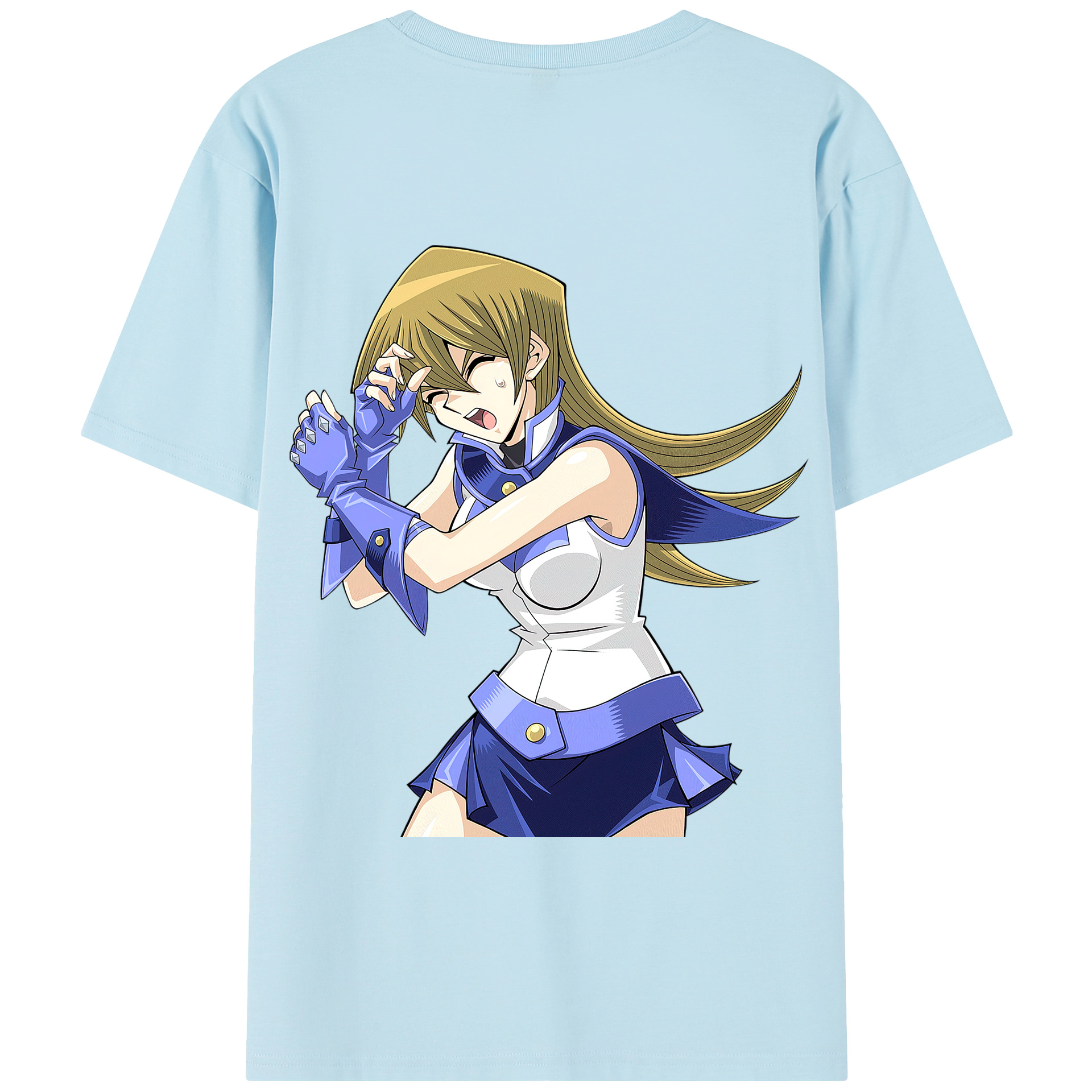 （画像用） 遊☆戯☆王 Yu-Gi-Oh! 綿100％半袖Tシャツ（背面プリント）